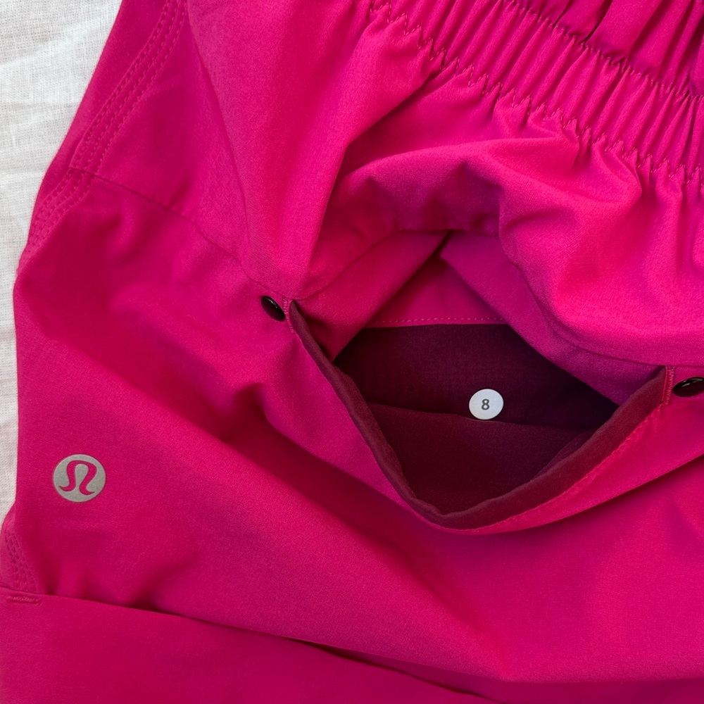 lululemon athletica High-Waist Hot Pink Athletic Shorts - Picture 4 of 4